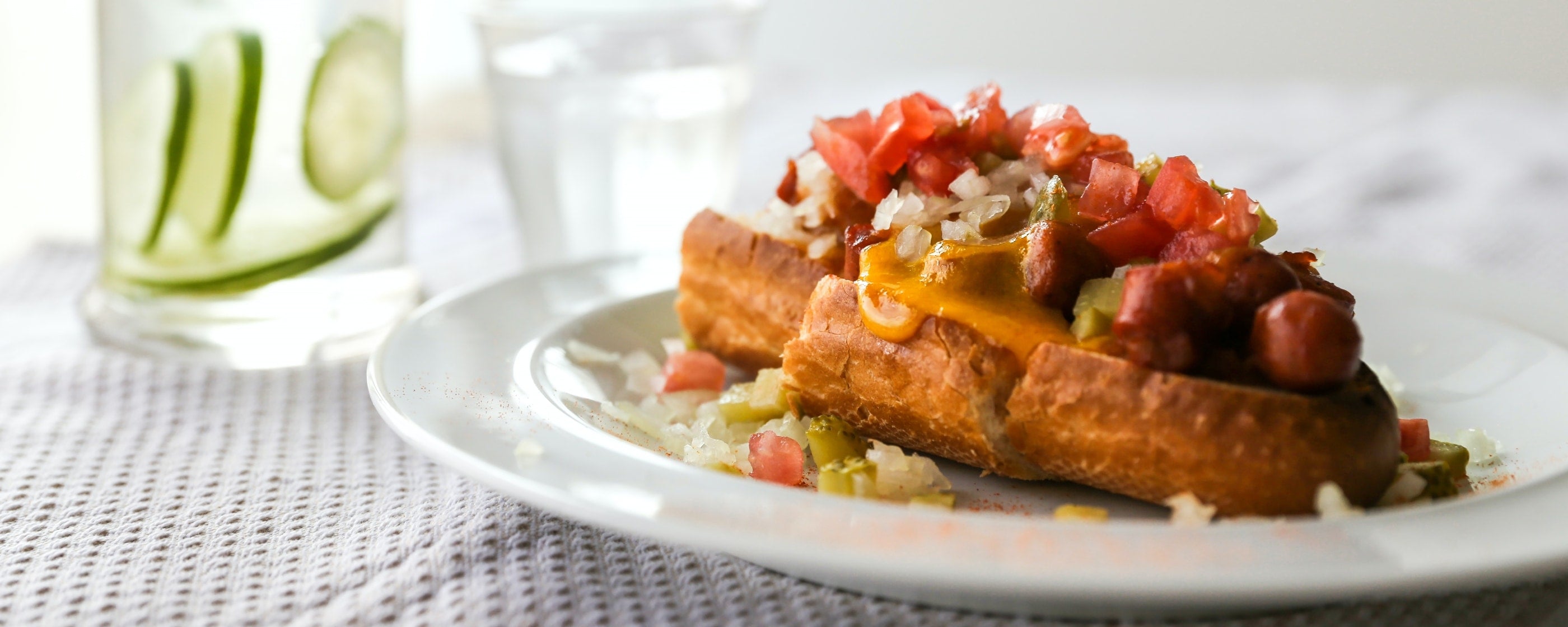 Spicy Chorizo & Cheddar Cheese Open Sandwich