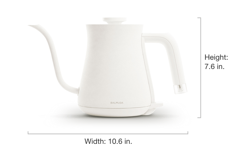 Balmuda Electric Kettle BALMUDA The Pot K02A-WH (White) from Japan - New