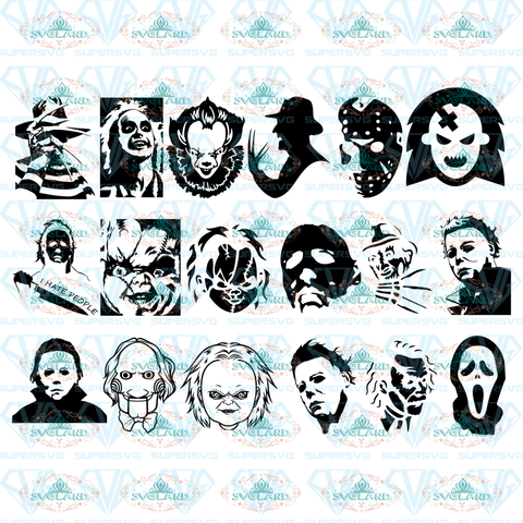 Download Horror Design Svg Files Serial Killers Eps Horror Freddy Jason Png Files Halloween Patterns Chucky Michael Myers Svg Halloween Visual Arts Craft Supplies Tools Tripod Ee