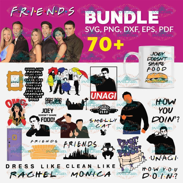 Download 70 File Friends Top Svg Bundle Friends Tv Show Svg Friends Svg P Svglandstore 3D SVG Files Ideas | SVG, Paper Crafts, SVG File