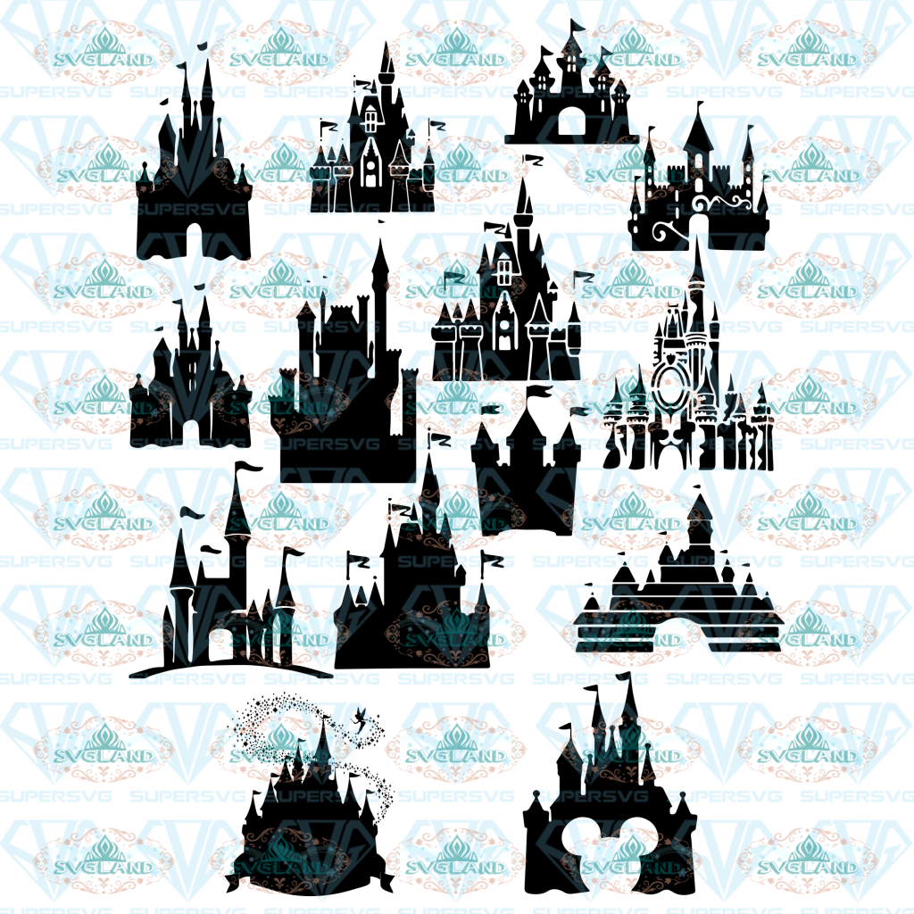 Free Free 230 Disney World Castle Silhouette Svg SVG PNG EPS DXF File