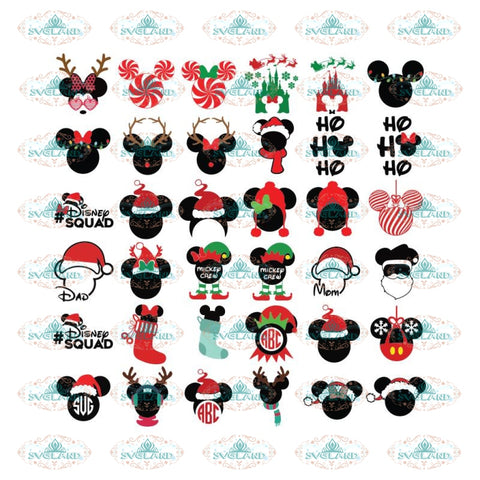 Download Christmas Tagged Mickey Svg Svglandstore PSD Mockup Templates