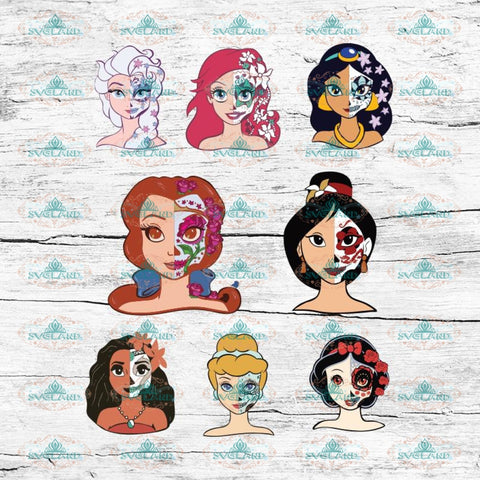 Free Free Disney Princess Sugar Skull Svg 553 SVG PNG EPS DXF File