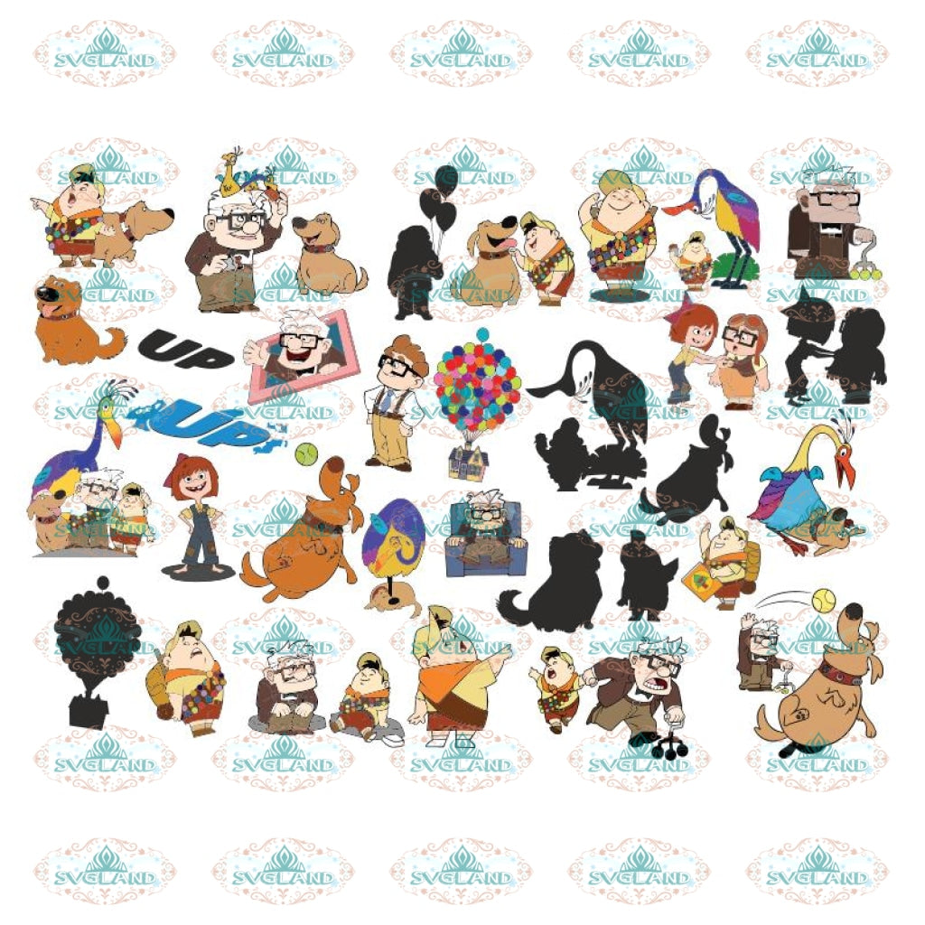 Download Disney Up Clipart Disney Up Svg Bundle Cricut File Silhouette Came Svglandstore SVG, PNG, EPS, DXF File