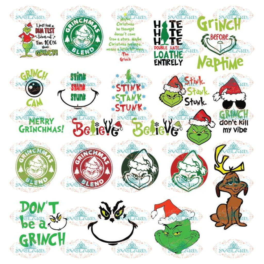 Download Grinch Svg Bundle Dr Seuss Svg Cricut File Clipart Read Book Svg Svglandstore