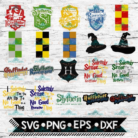 Download Hogwarts House Animals Cute Svg - Layered SVG Cut File