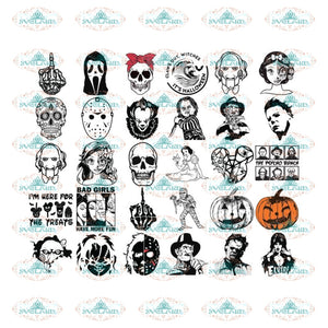 Horror Movie Killers Svg Bundle Disney Princess Day Of The Dead Svg Svglandstore