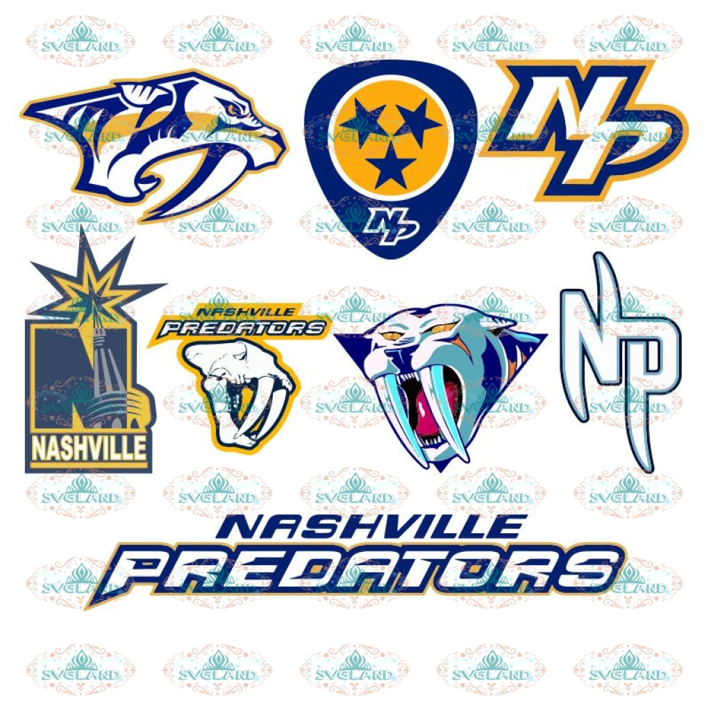 Nashville Predators Jersey Logo SVG - Free Sports Logo Downloads