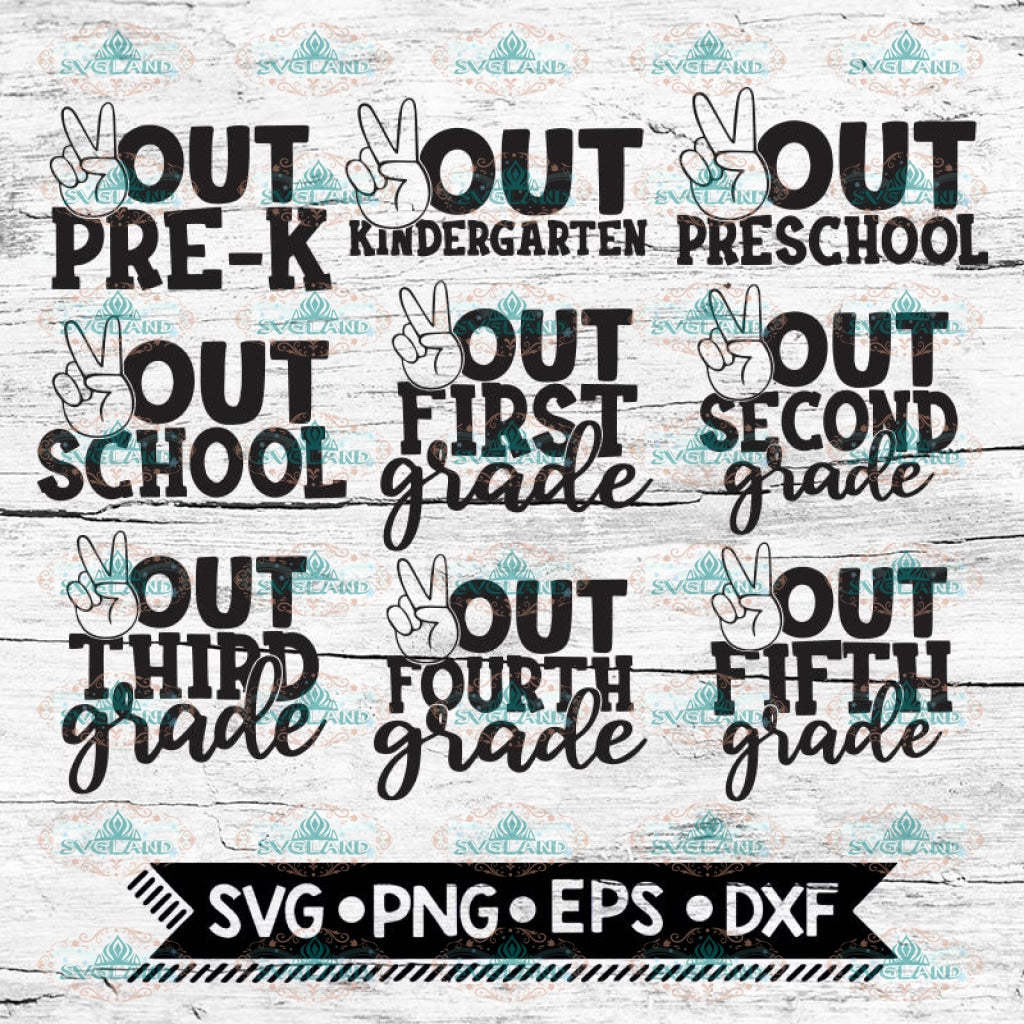 Download Peace Out School Svg Bundle Last Day Of School Quotes Cut File Cli Svglandstore