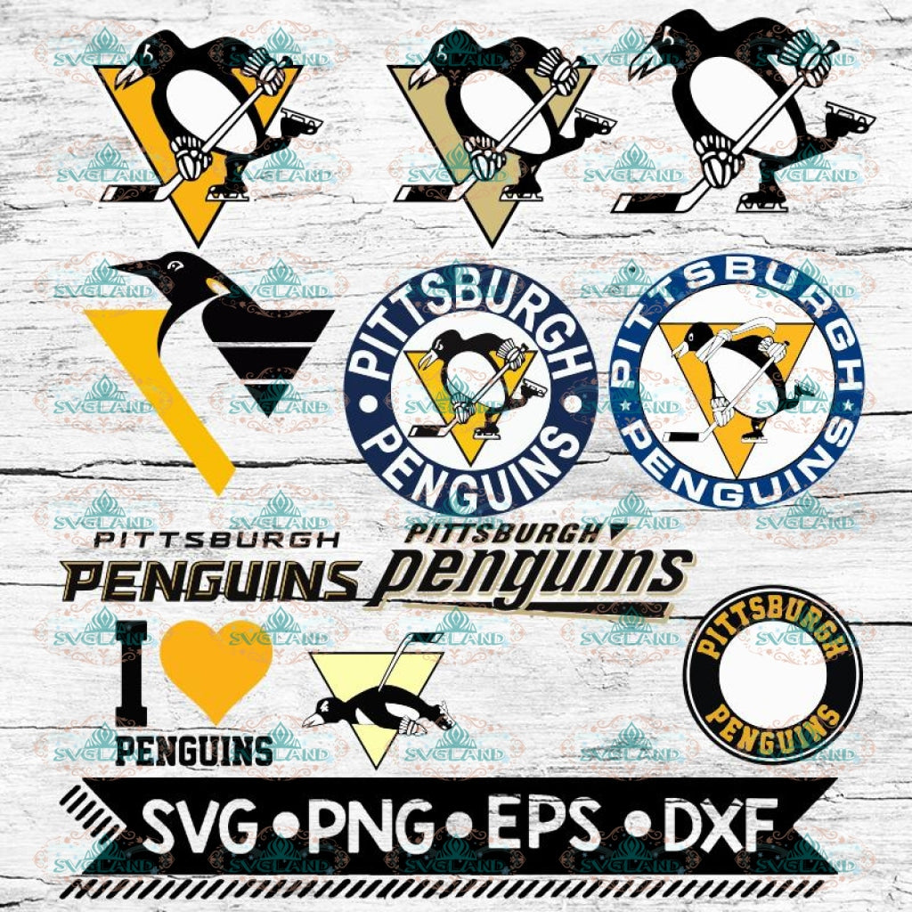 Pittsburgh Penguins Svg Pittsburgh Penguins Logo Nhl Svg Bundle Svglandstore