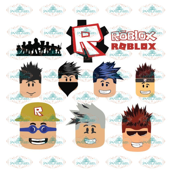 Roblox Charactor Svg Cricut File Gamer Svg Roblox Svg Roblox Face Svglandstore - c face giver roblox