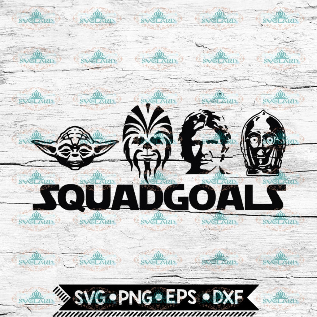 Download Squad Goals Svg Starwars Svg Cricut File Yoda Svg Svglandstore SVG, PNG, EPS, DXF File