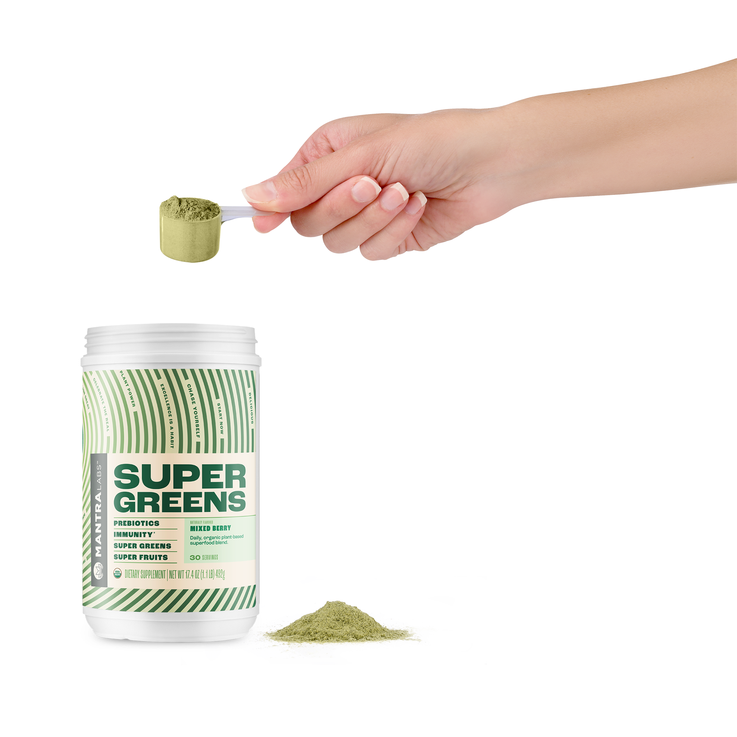 Super Greens supplement scoop