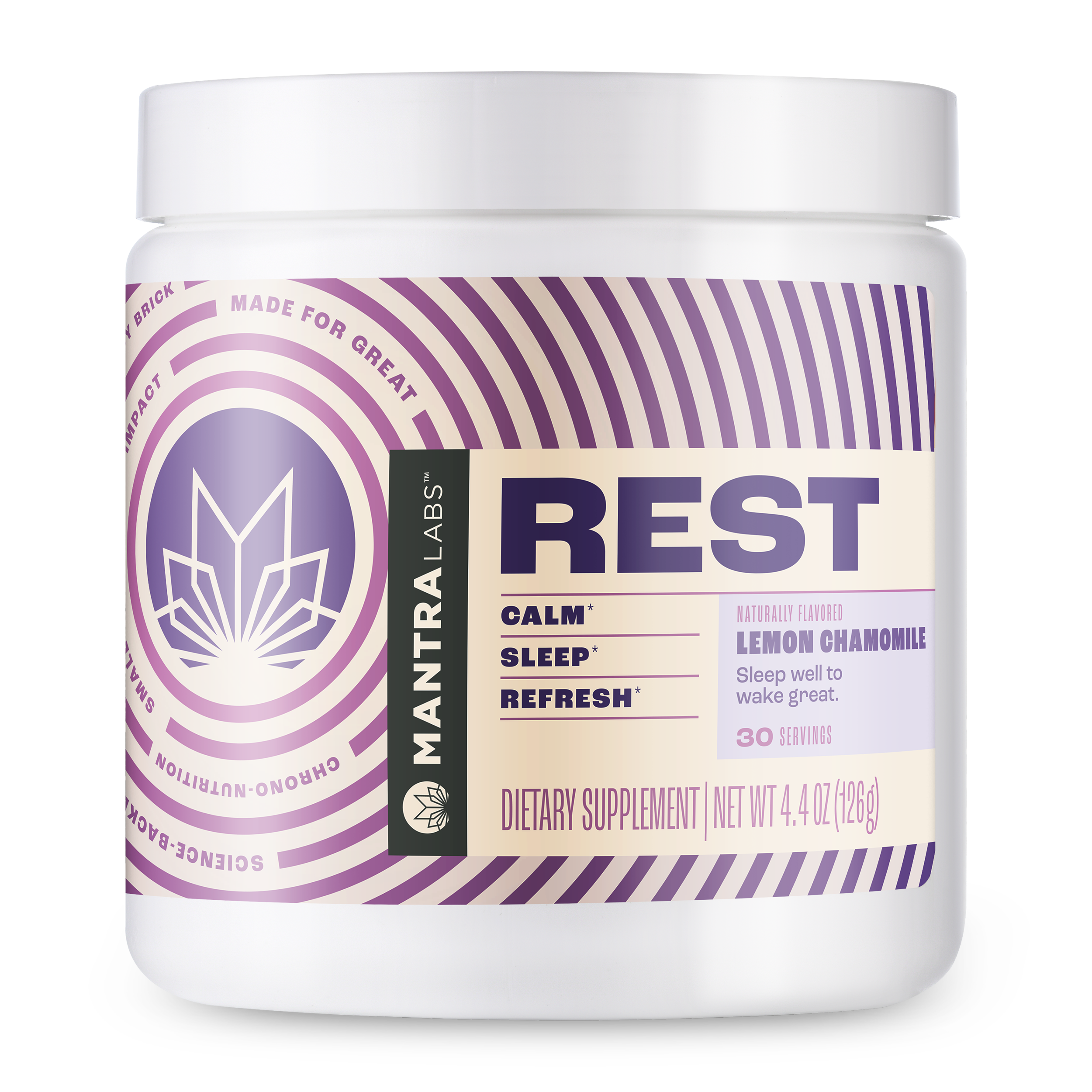 Rest The Calming Sleep Aid Supplement - MANTRA Labs product image