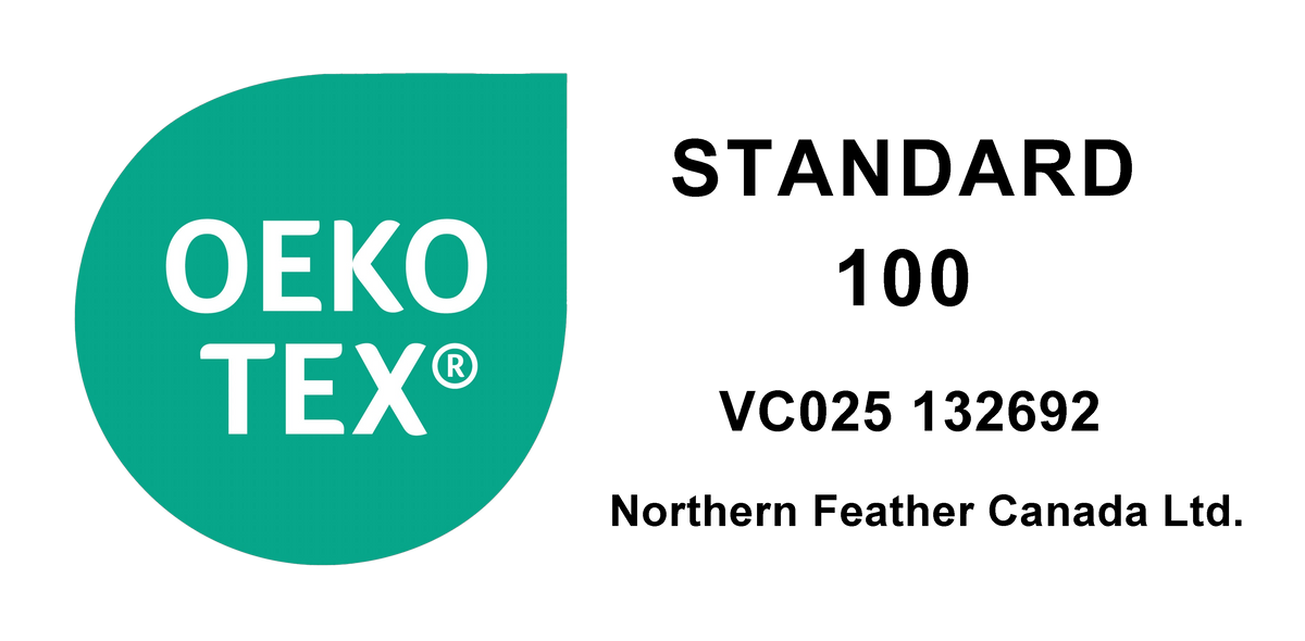 Oeko-tex Standard 100 Certification for Northern Feather Canada