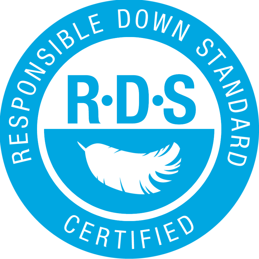 RDS - Responsible Down Standard certification logo for Northern Feather Canada