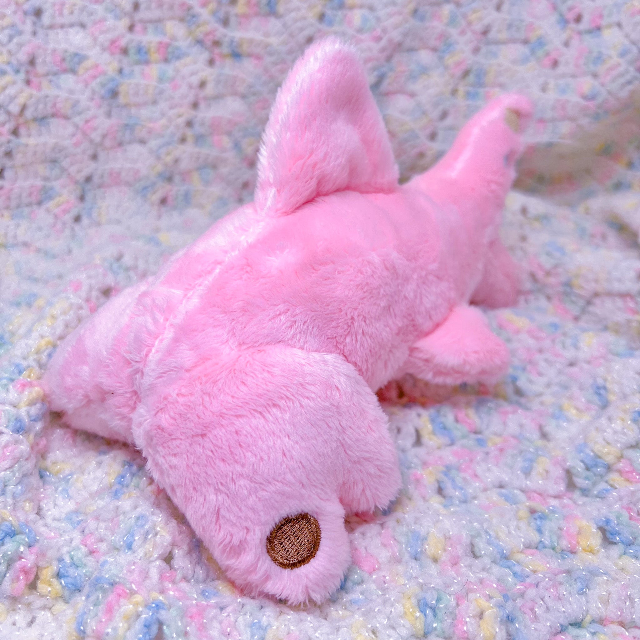 strawberry shark stuffed animal