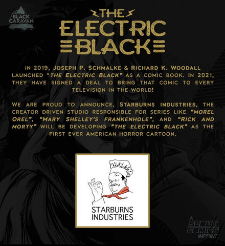 The Electric Black Gets Cartoon Adaptation from Starburns