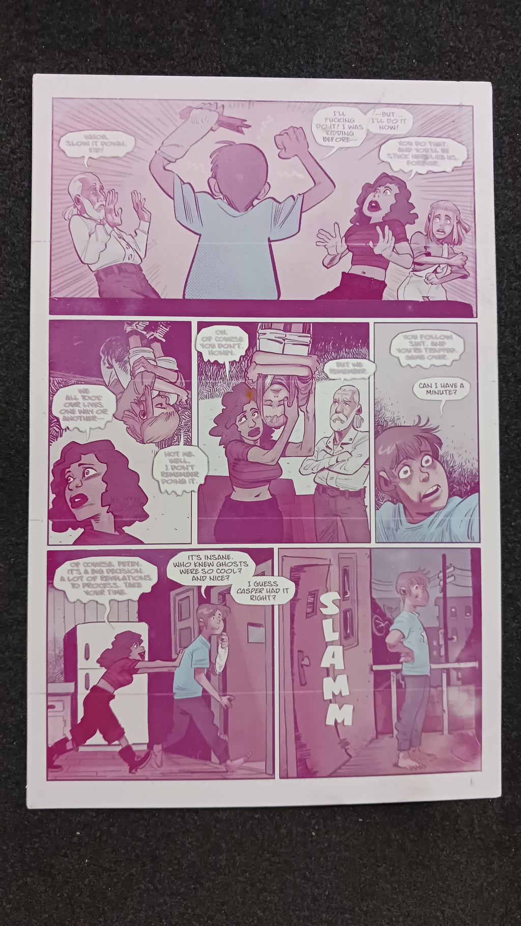 Deadfellows #1 - Page 26 - PRESSWORKS - Comic Art - Printer Plate - Magenta