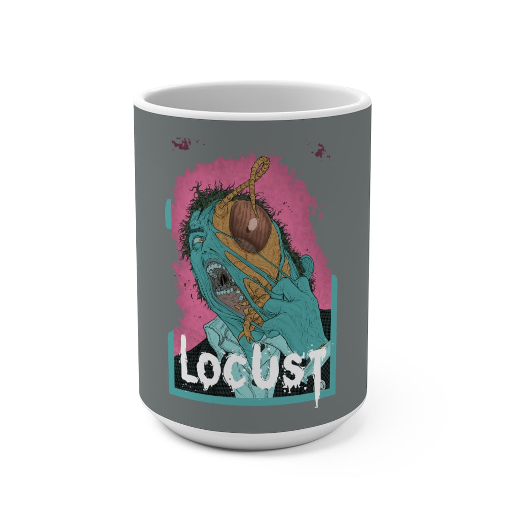 Download Locust Promo Design Grey Coffee Mug 15oz Scout Comics Entertainment Holdings Inc