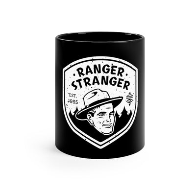 Black Texas Rangers 11oz. Personalized Mug