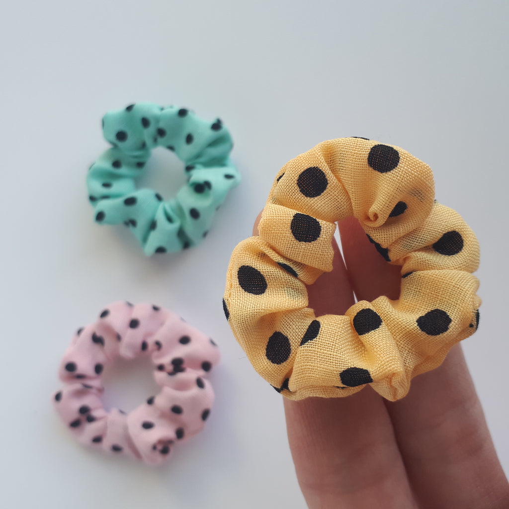 mini hair scrunchies