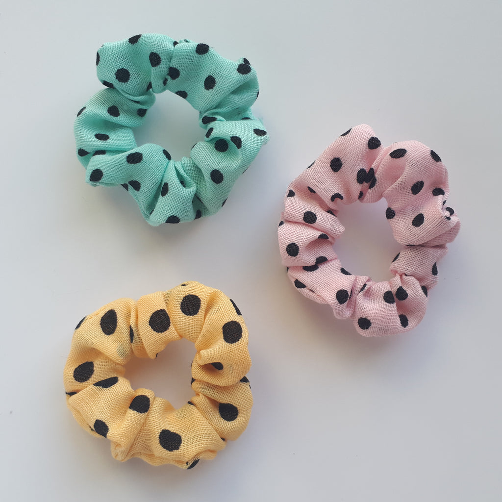 mini hair scrunchies