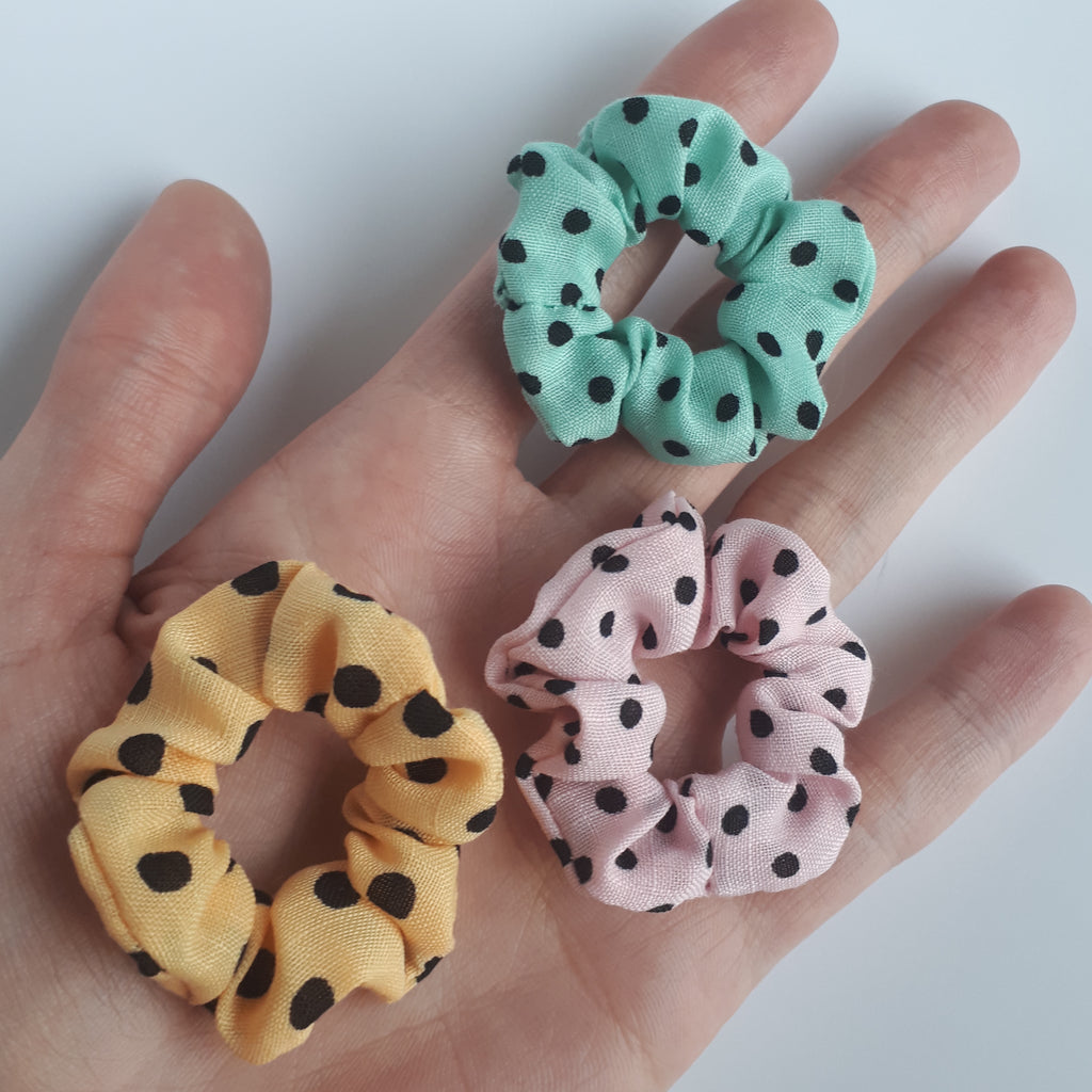 mini hair scrunchies