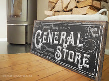 Load image into Gallery viewer, CUSTOM GENERAL STORE SIGN (WIDE)
