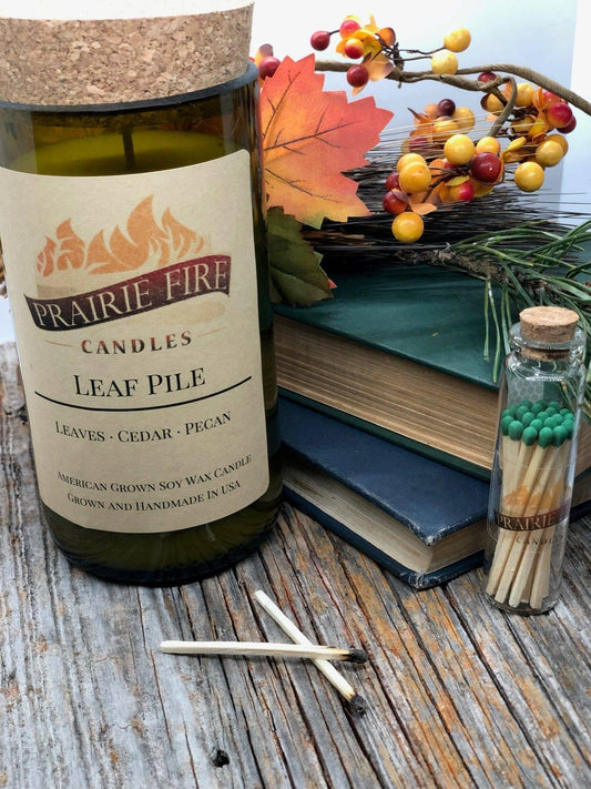 Oregon Trail Soy Wax Candle | Repurposed Wine Bottle Candle Natural Cork | Handmade in USA Candle | Eco-Friendly Candle | Non-Toxic Soy Candle