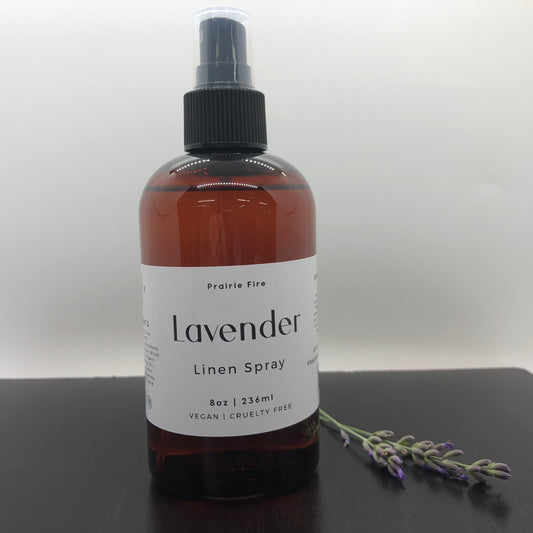 Lavender Linen Spray - 8oz (Prairie Lavender) - Prairie Fire Candles