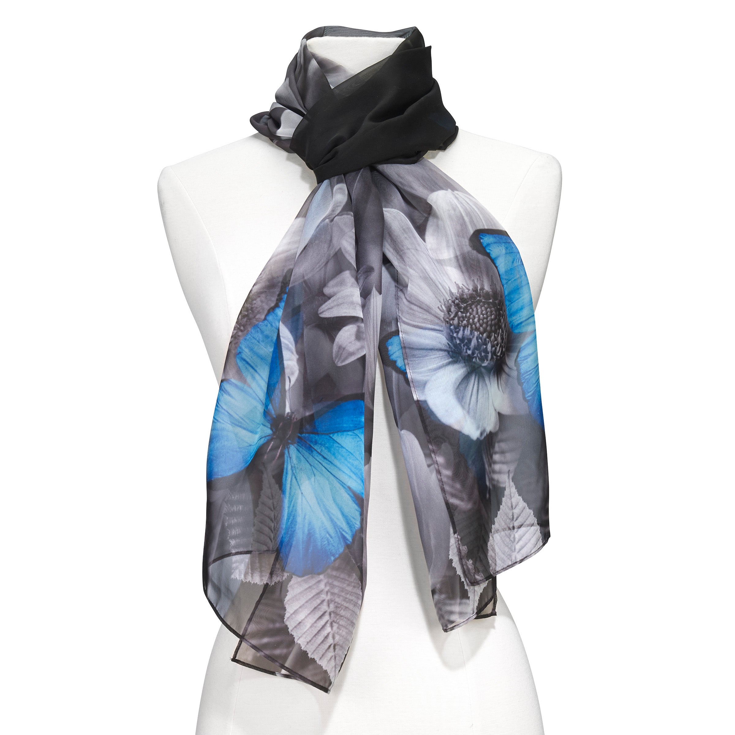 Galleria Umbrellas and Gifts · Blue Morpho Sheer Scarf