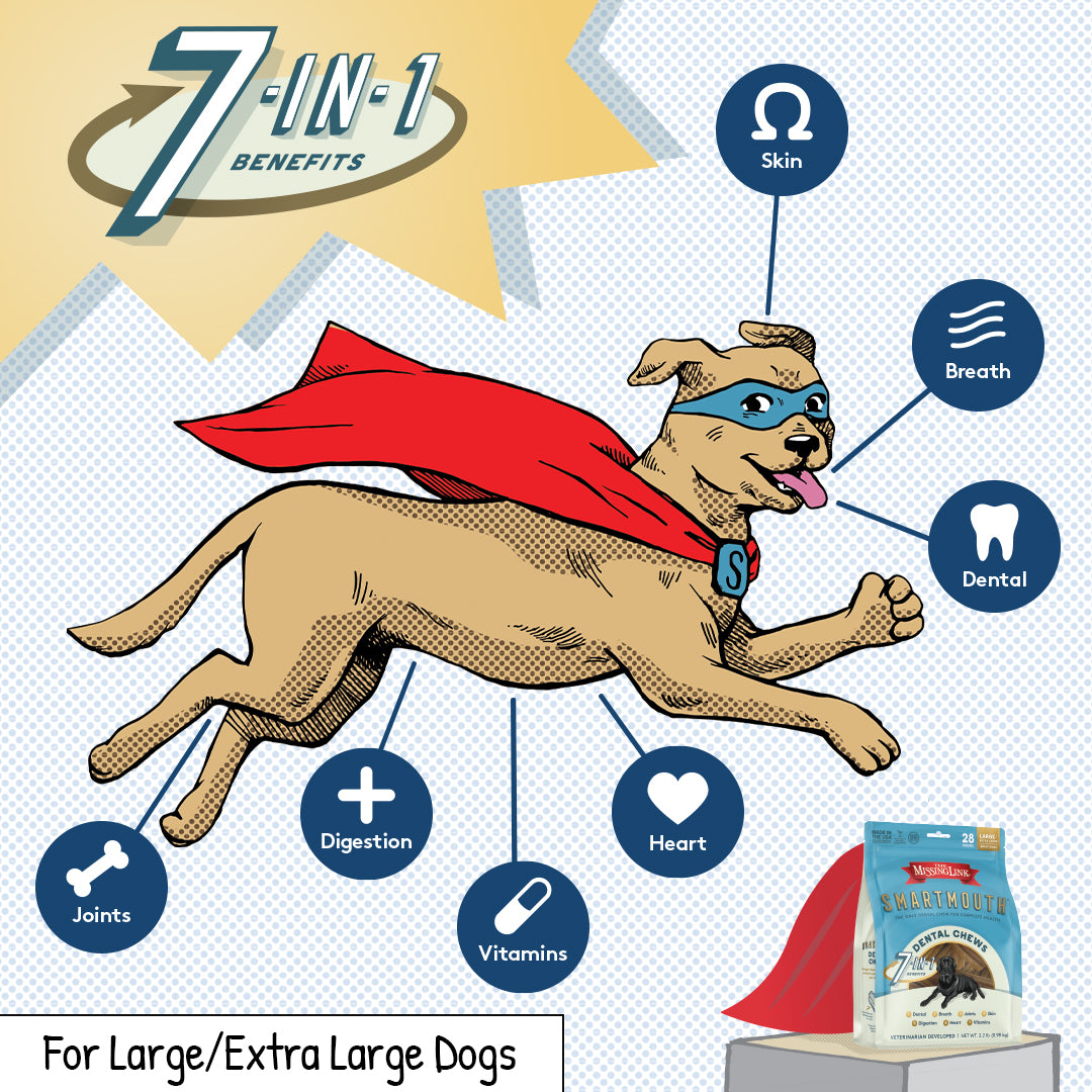 The Missing Link® Smartmouth™ Dental Chews for Dogs