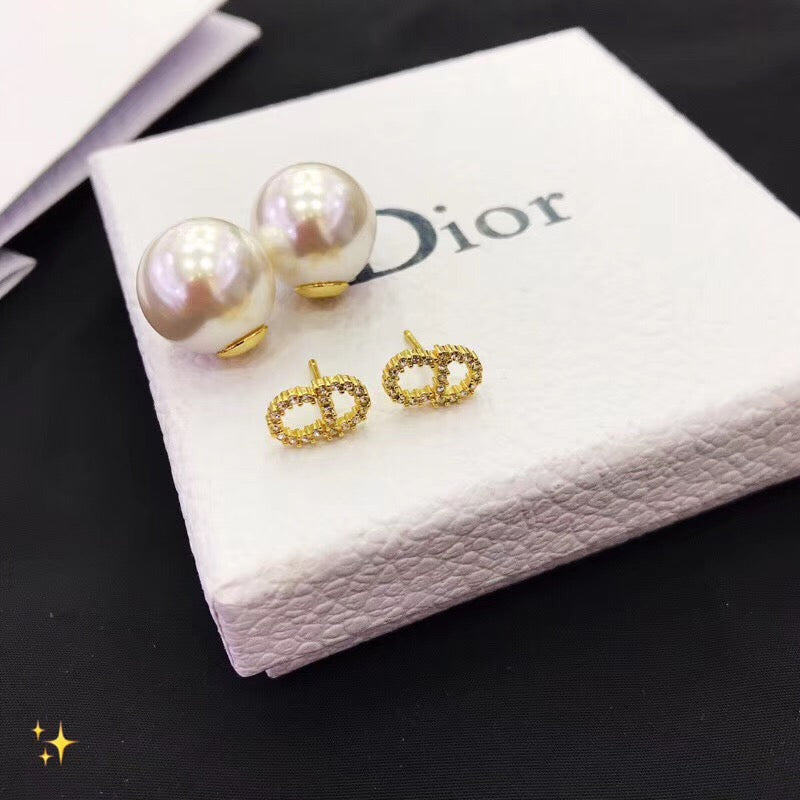 christian dior earrings cd