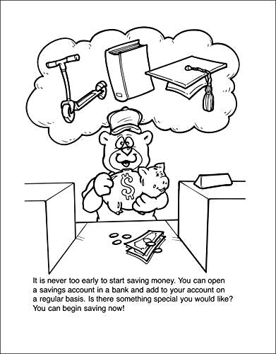 money box coloring pages