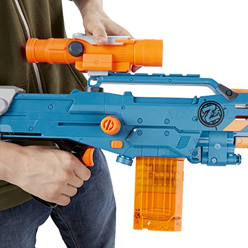 NERF Zombie Strike ZED Squad Longshot CS-12 Blaster ToysCentral - Europe