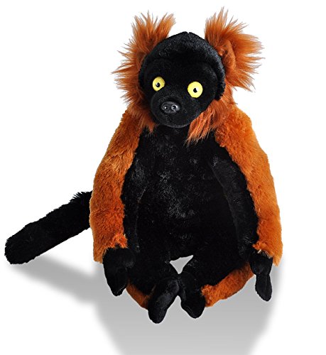 red ruffed lemur stuffed animal