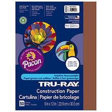 Load image into Gallery viewer, Tru Ray Heavyweight Construction Paper, Warm Brown, 9&quot; X 12&quot;, 50 Sheets
