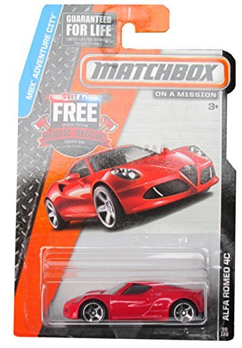 matchbox alfa romeo 4c