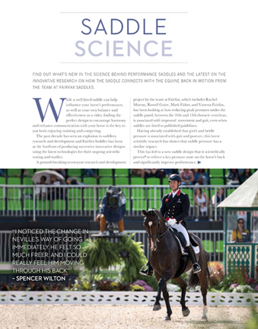 British Dressage Issue 5 2017 Saddle Science 