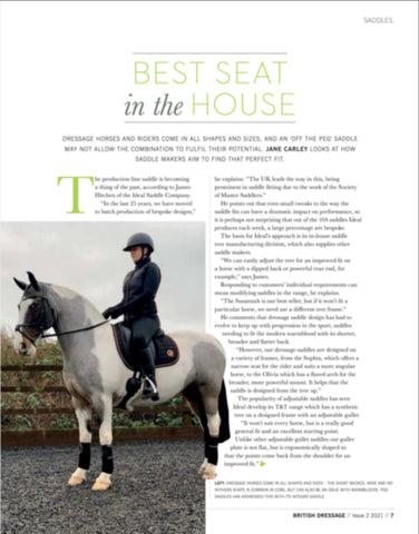 British Dressage Issue 2 2021 - Best seat in the house