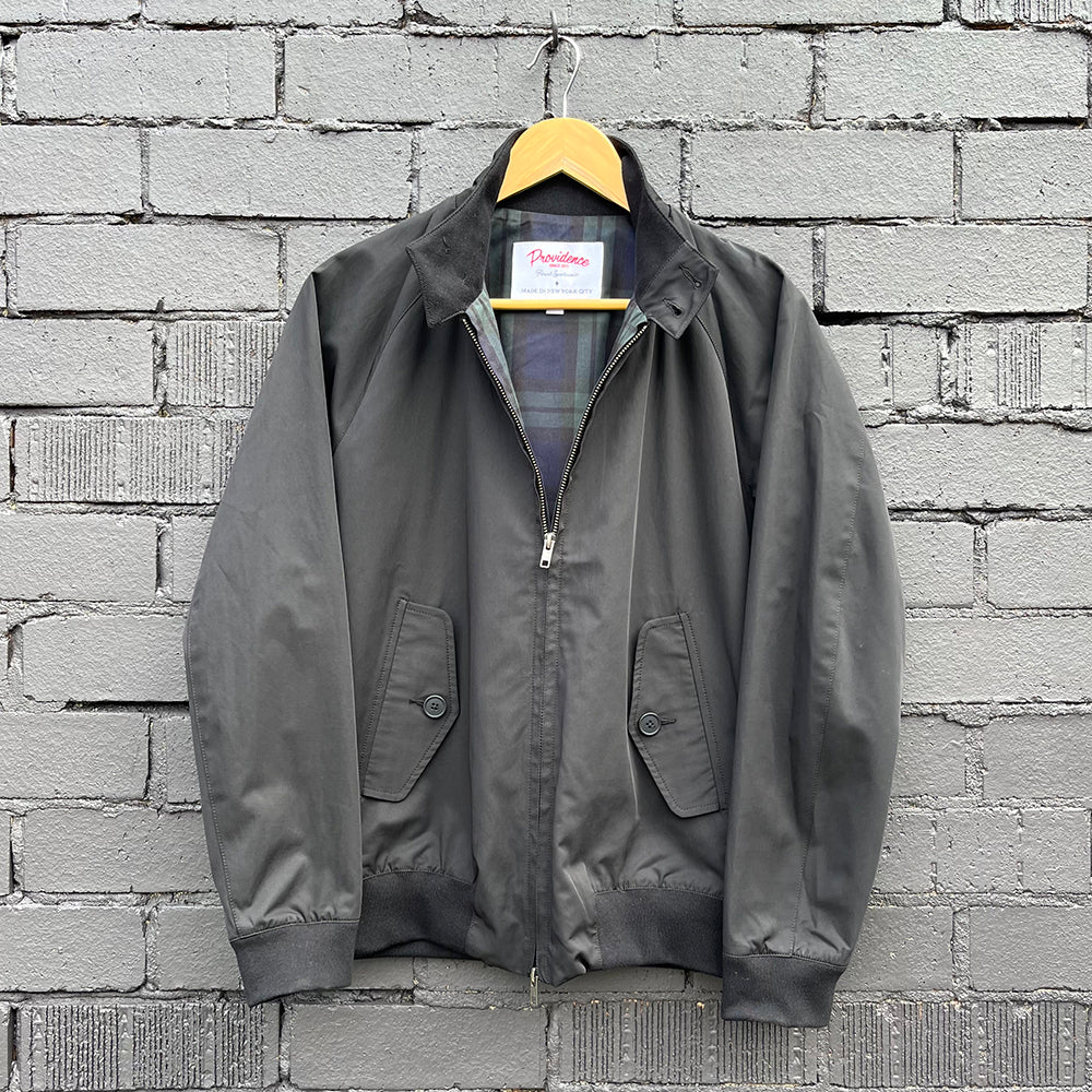 Supreme◇21SS/SUEDE HARRINGTON JACKET/ブルゾン/L/レザー/BLK