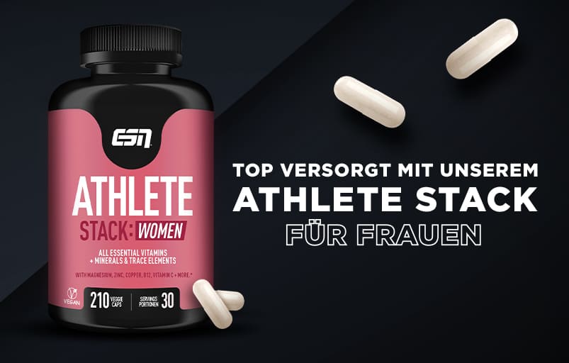 Athlete Stack Women - Vitamins for female athletes