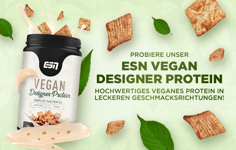 Dose ESN Vegan Designer Protein - Jetzt probieren