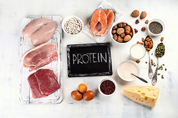 Lebensmittel mit viel Protein