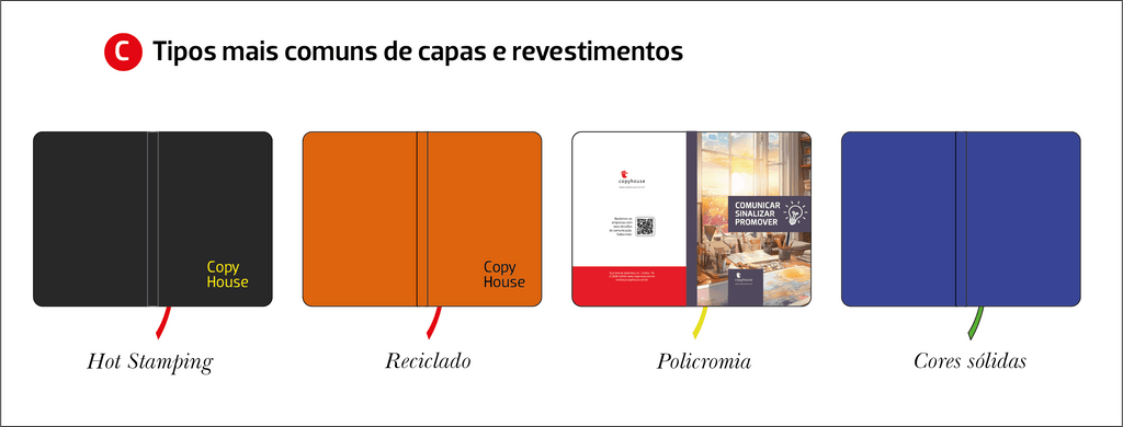 Guia para papelaria personalizada: tipos de capa, miolo e acabamento para Cadernos, planner e Moleskine