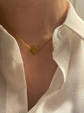Fleur chain necklace