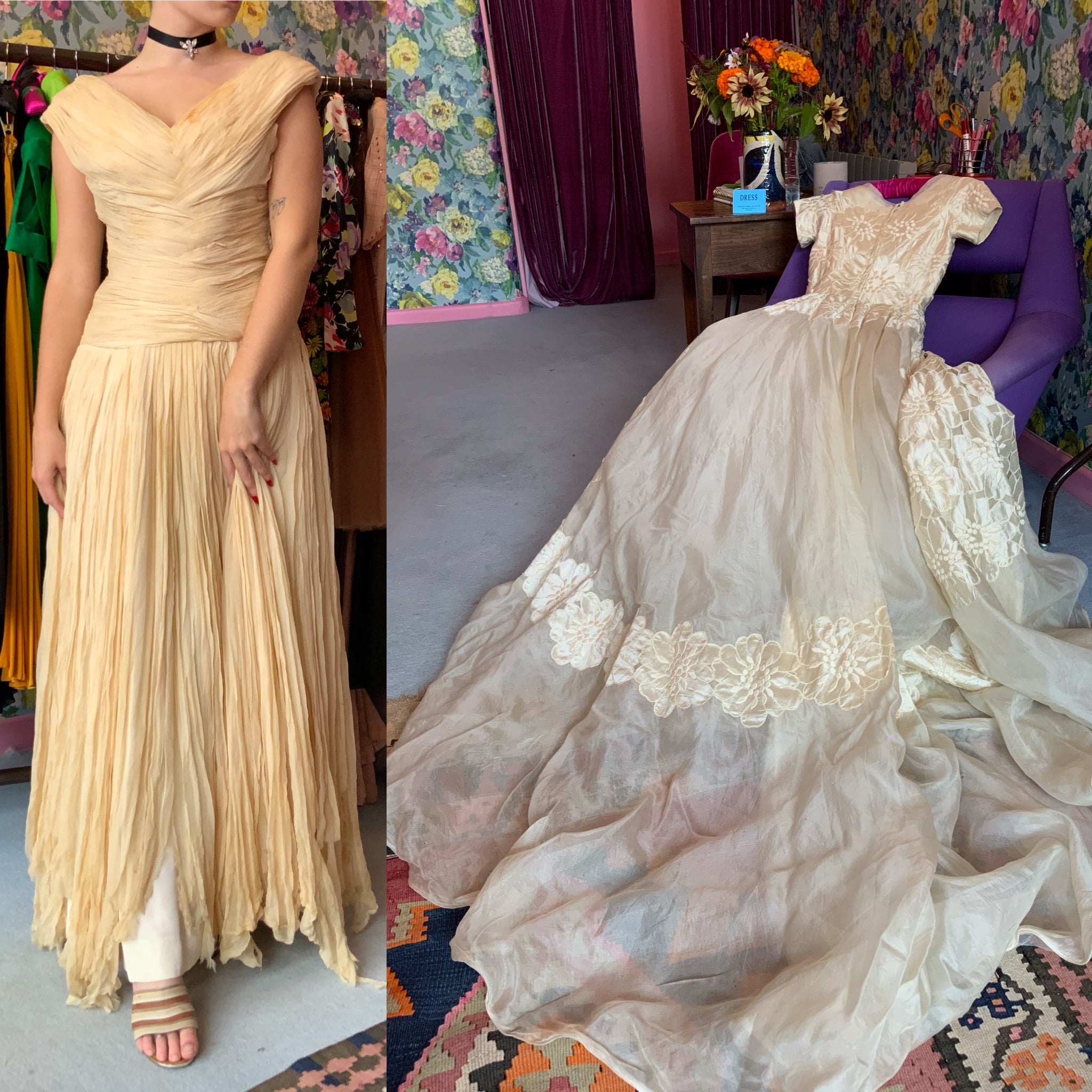 Striking Vintage Dresses for September from Dress, in Bridport