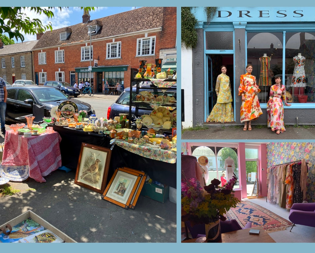 Bright and Floaty Vintage Clothing from DRESS, in Bridport