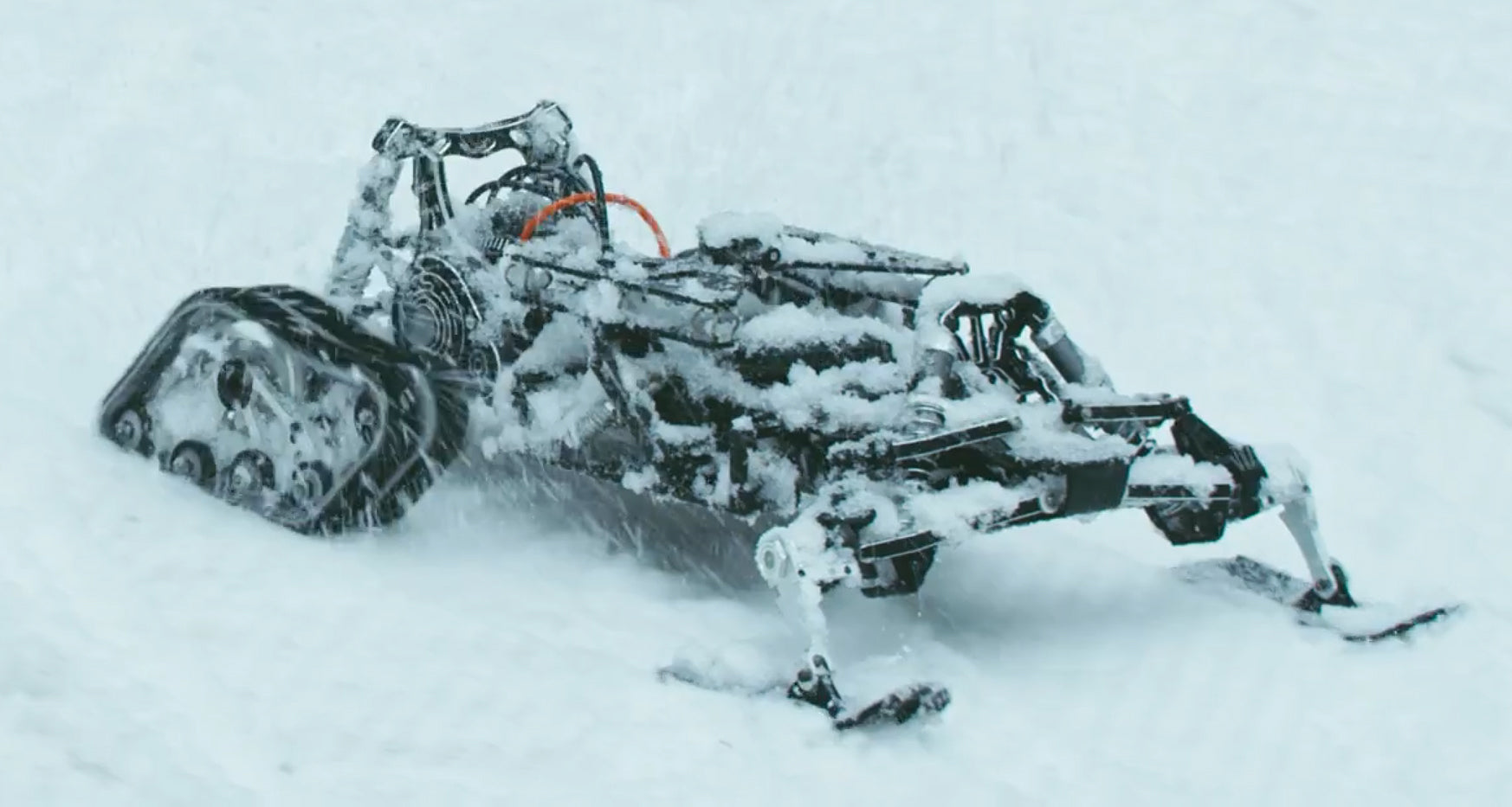 Snow chains, Snow track